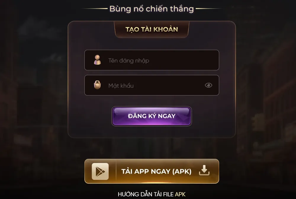 đăng ký tài khoản Sam86