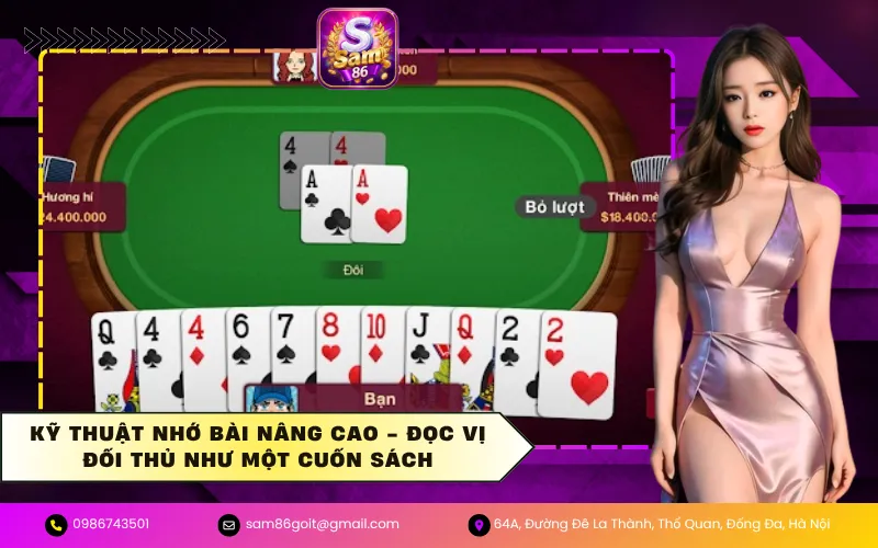 Kỹ thuật nhớ bài nâng cao - Đọc vị đối thủ như một cuốn sách